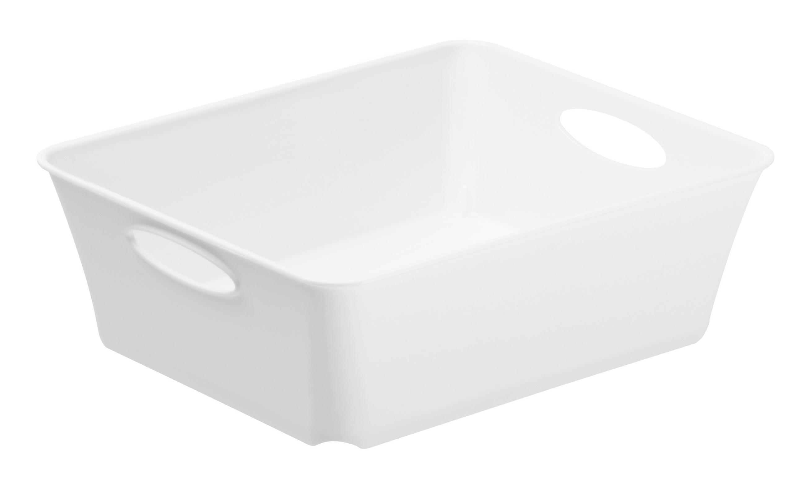 BOX - Weiß, Basics, Kunststoff (18.6/15.1/6cm) - Rotho
