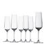 Sektglas-Set 6-teilig - Klar, Basics, Glas (7/23cm) - Leonardo