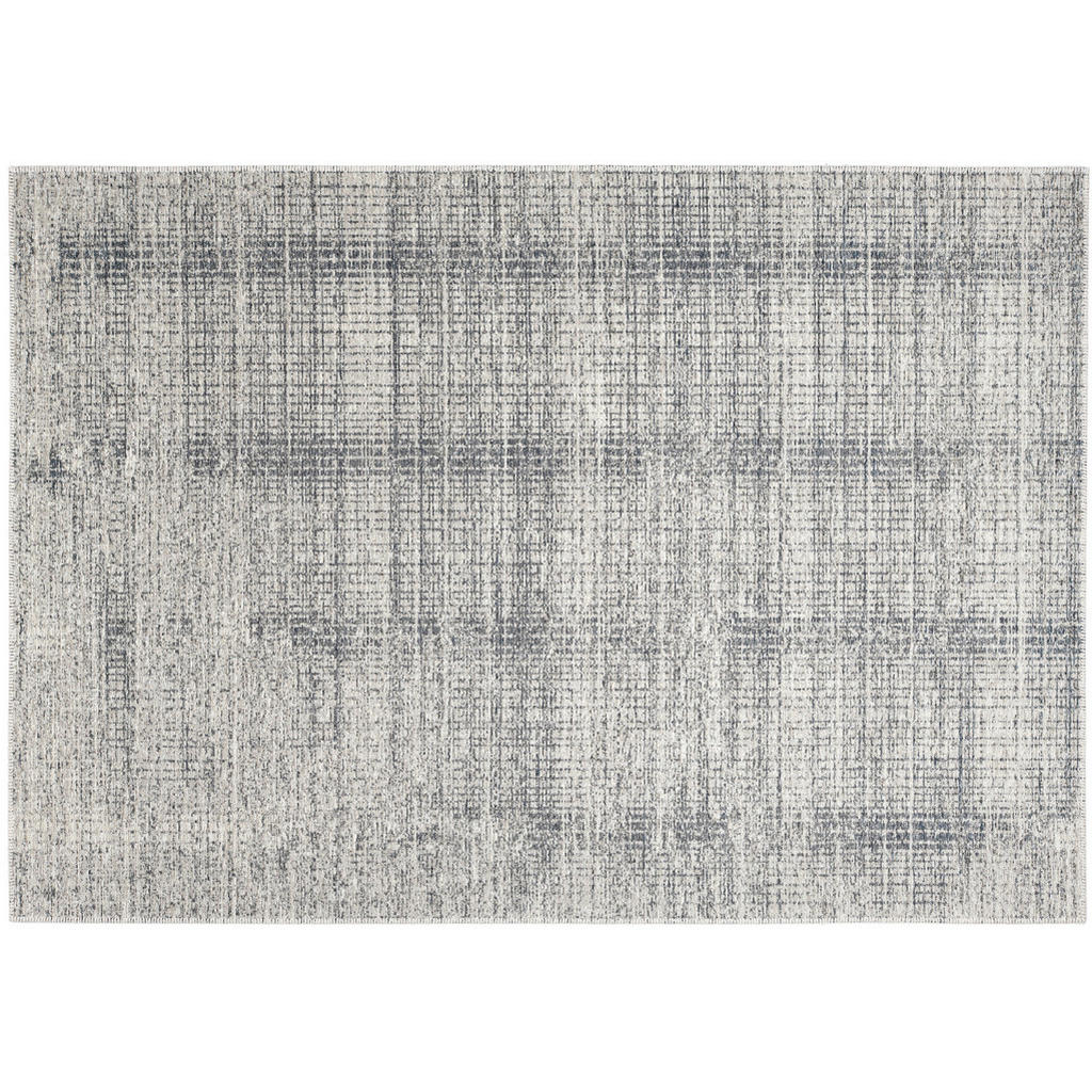 Thumbnail - Musterring Flachwebeteppich Plains, Blau, Grau, Textil, rechteckig, 206x250 cm, Oeko-Tex® Standard 100, für Fußbodenheiz...