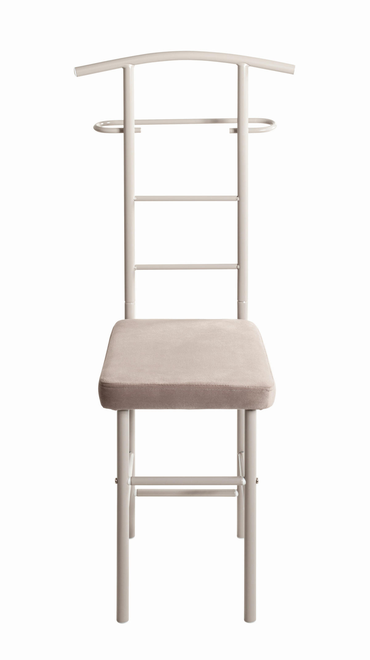 HERRENDIENER in Kaschmir 46/109/46 cm   - Kaschmir, Basics, Textil/Metall (46/109/46cm)