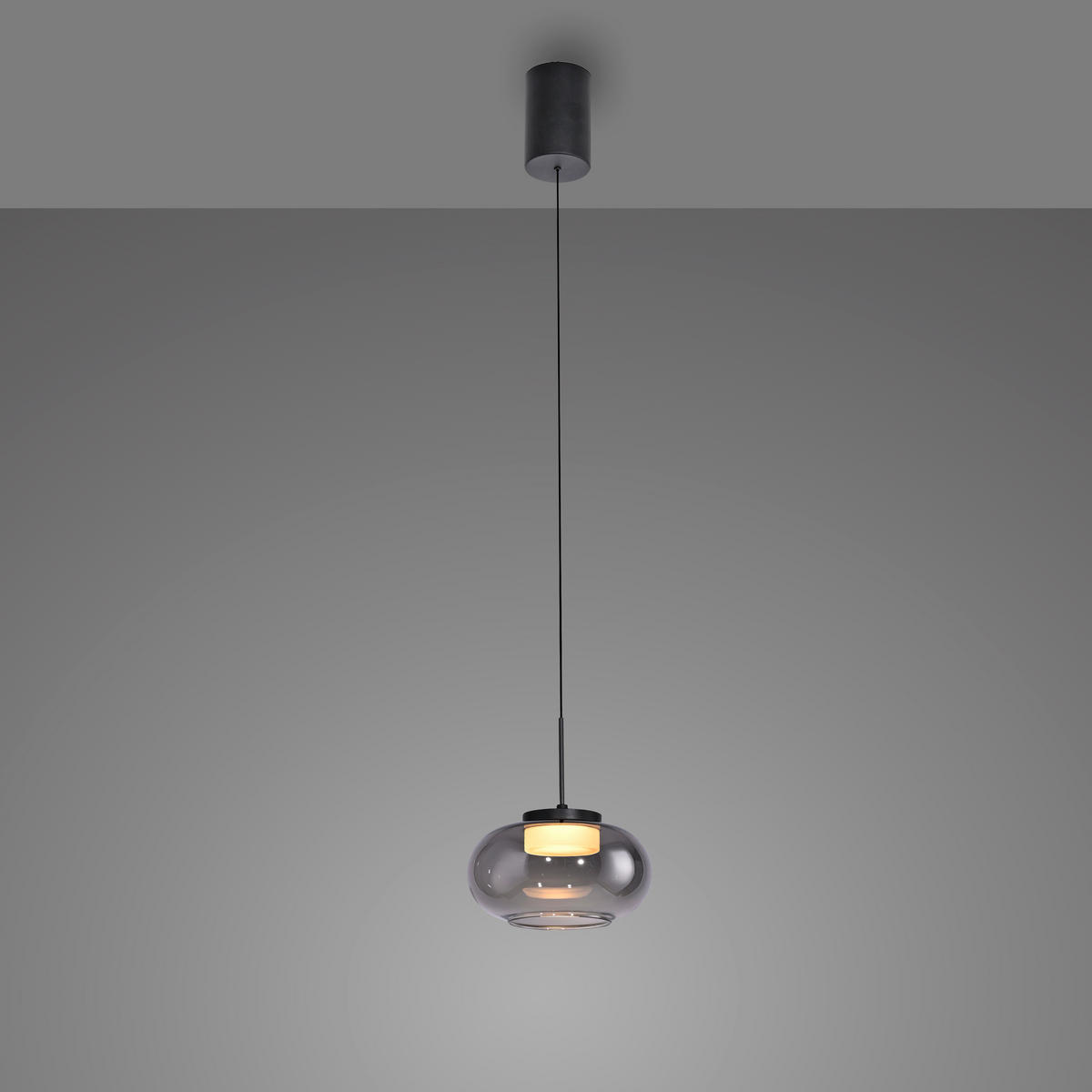 LED-PENDELLEUCHTE 20/20/120 cm  - Schwarz, Design, Kunststoff/Metall (20/20/120cm) - Schöner Wohnen