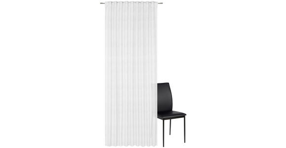 FERTIGVORHANG halbtransparent  - Weiß, KONVENTIONELL, Textil (140/245cm) - Esposa