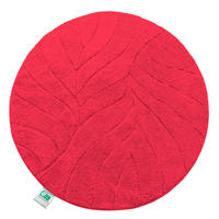 BADEMATTE Rot 120 cm  - Rot, Basics, Kunststoff/Textil (120cm) - Floordirekt