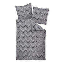 BETTWÄSCHE 3-teilig Makosatin 200/220 cm  - Platinfarben, Design, Textil (200/220cm) - Janine