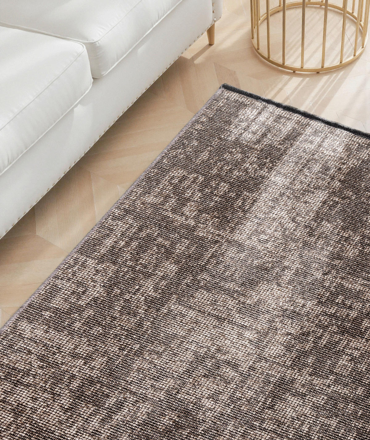 TEPPICH 80/150 cm Brilliance Beige  - Beige, Basics, Kunststoff/Textil (80/150cm) - Elle Decoration