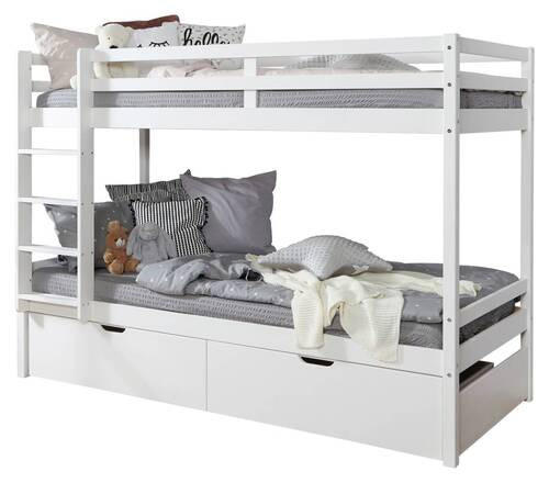 ETAGENBETT - Weiß, MODERN, Holz (90/200cm) - MID.YOU
