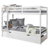 ETAGENBETT - Weiß, MODERN, Holz (90/200cm) - MID.YOU
