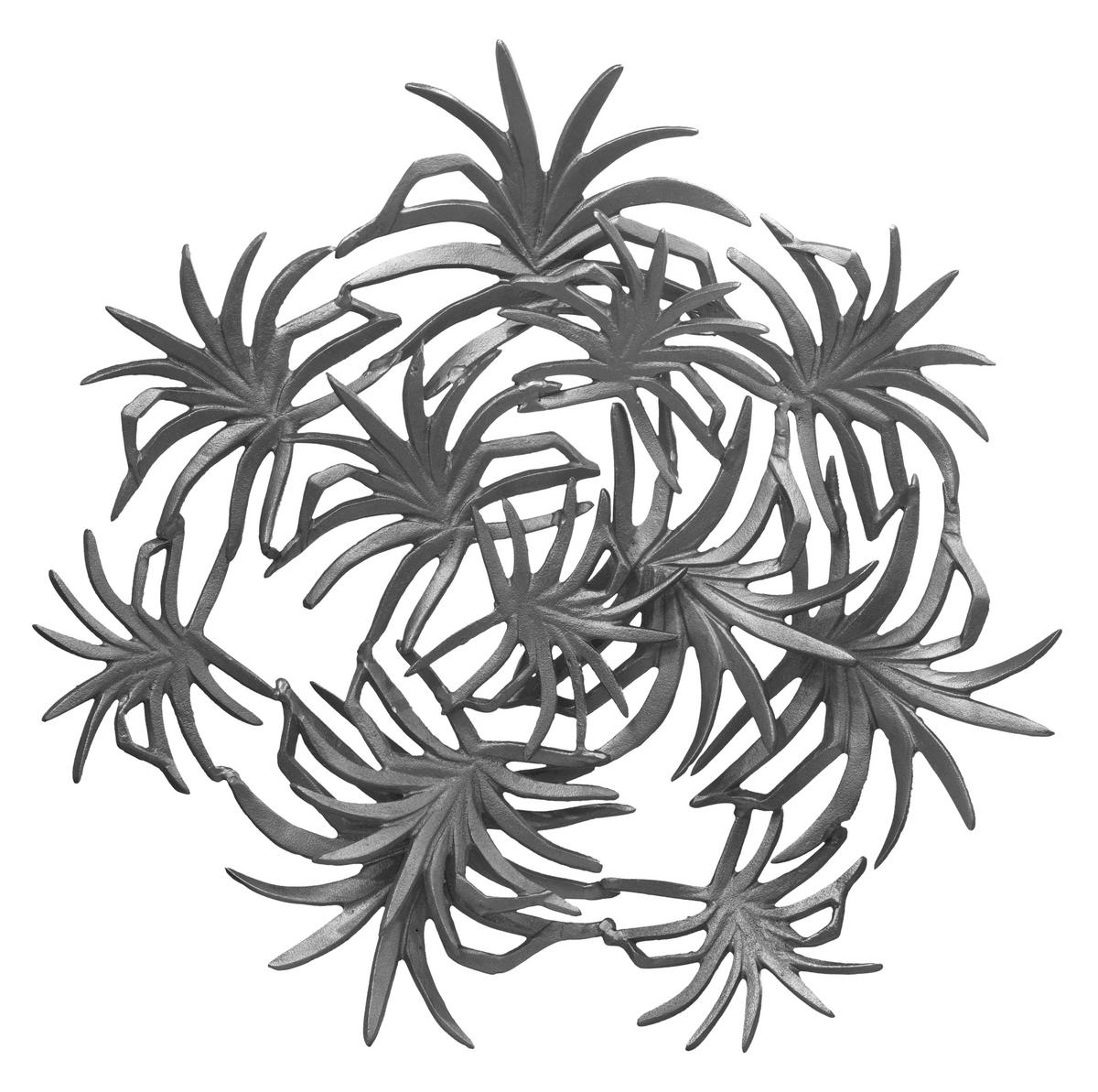 VÄGGDEKORATION    - svart, Lifestyle, metall (70/9/70cm) - Kayoom