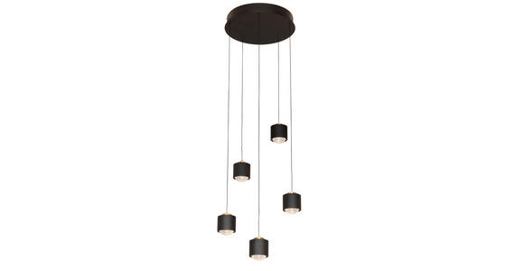 LED-HÄNGELEUCHTE 34/170 cm - Schwarz, Design, Kunststoff/Metall (34/170cm) - Novel