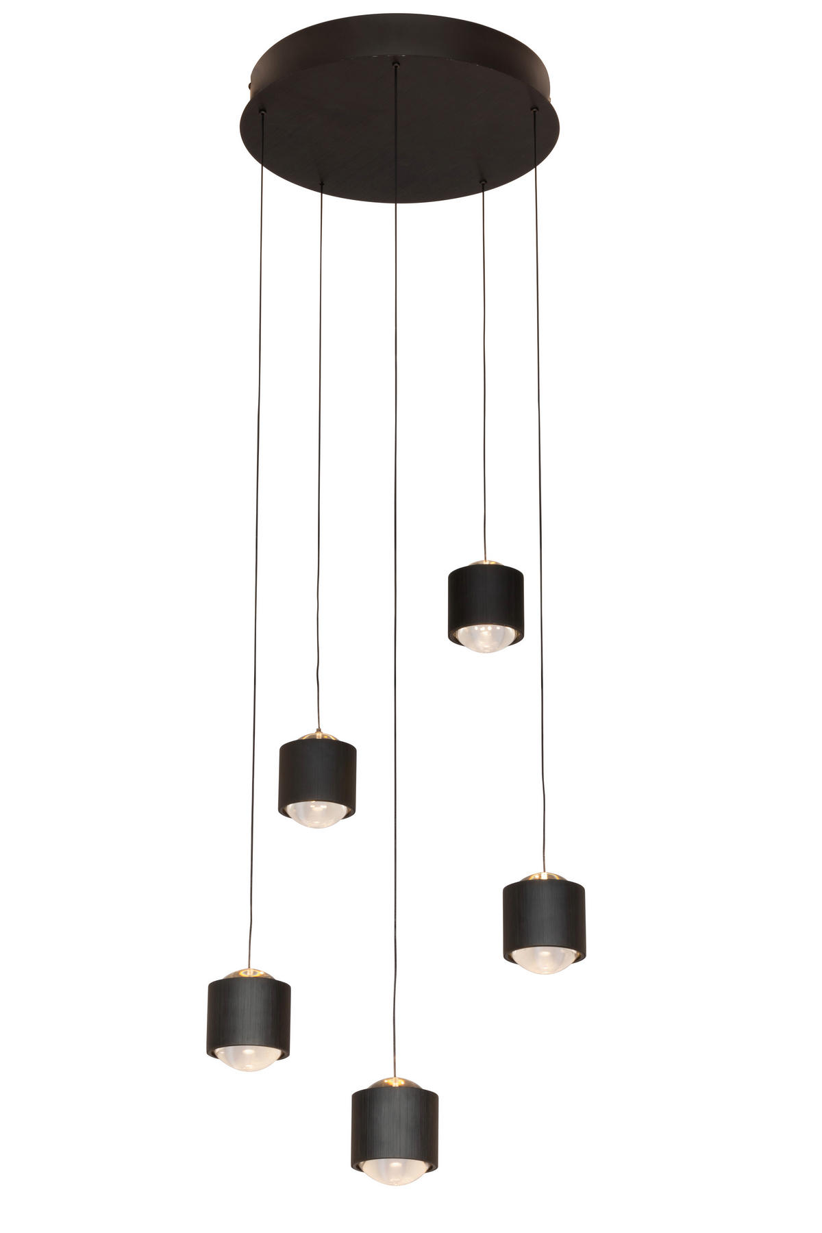 LED-HÄNGELEUCHTE 34/170 cm    - Schwarz, Design, Kunststoff/Metall (34/170cm) - Novel