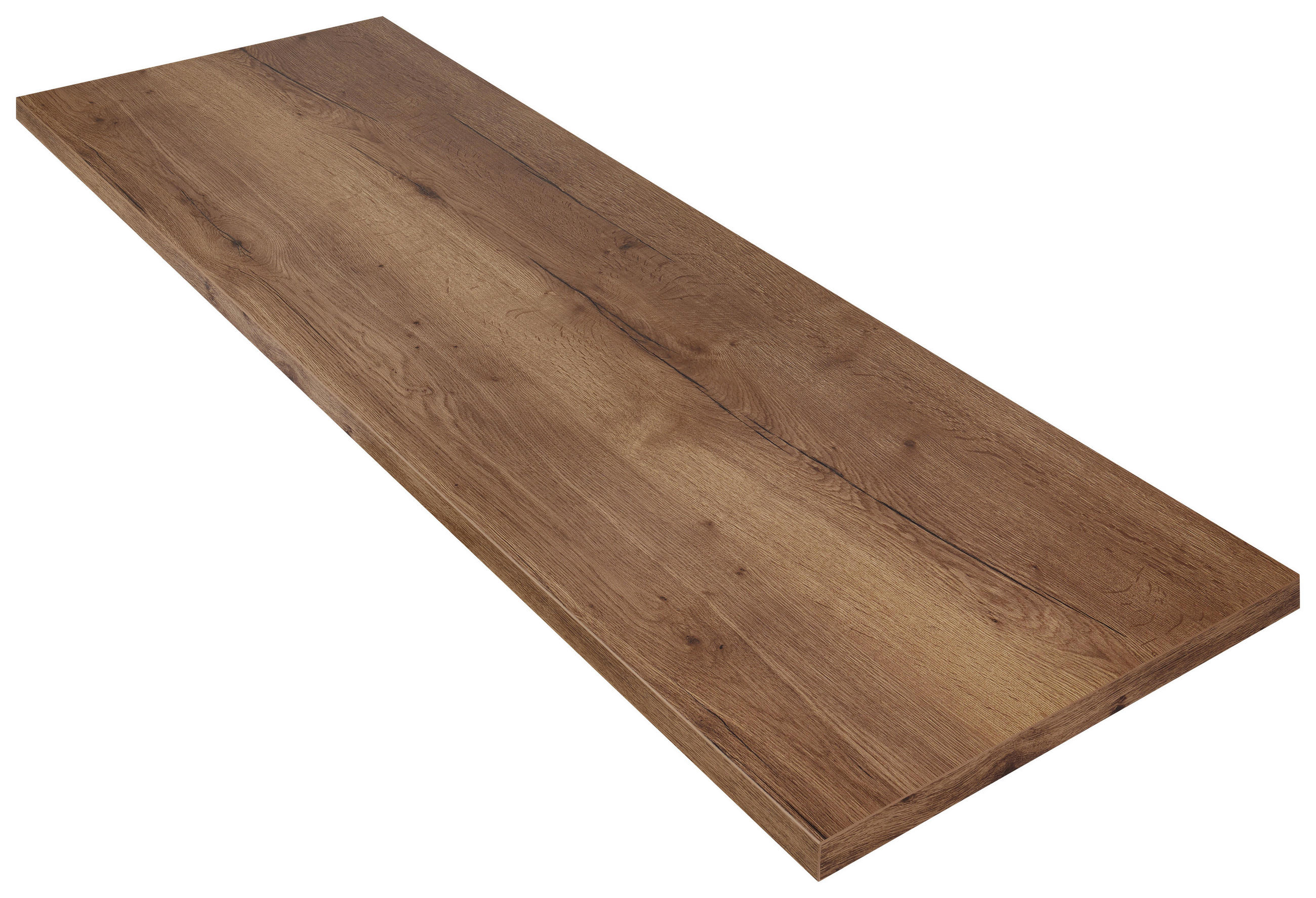 ARBEITSPLATTE  - Eiche dunkel, MODERN, Holzwerkstoff (180/60/4cm) - Nobilia