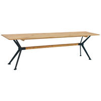 SITZBANK 160/45/35 cm Wildeiche Wildeiche massiv Metall  - Wildeiche/Eichefarben, Natur, Holz/Metall (160/45/35cm) - Carryhome