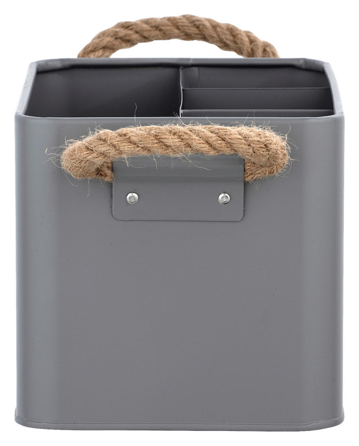 BOX  30/13/13 cm  - grå, Basics, metall (30/13/13cm)