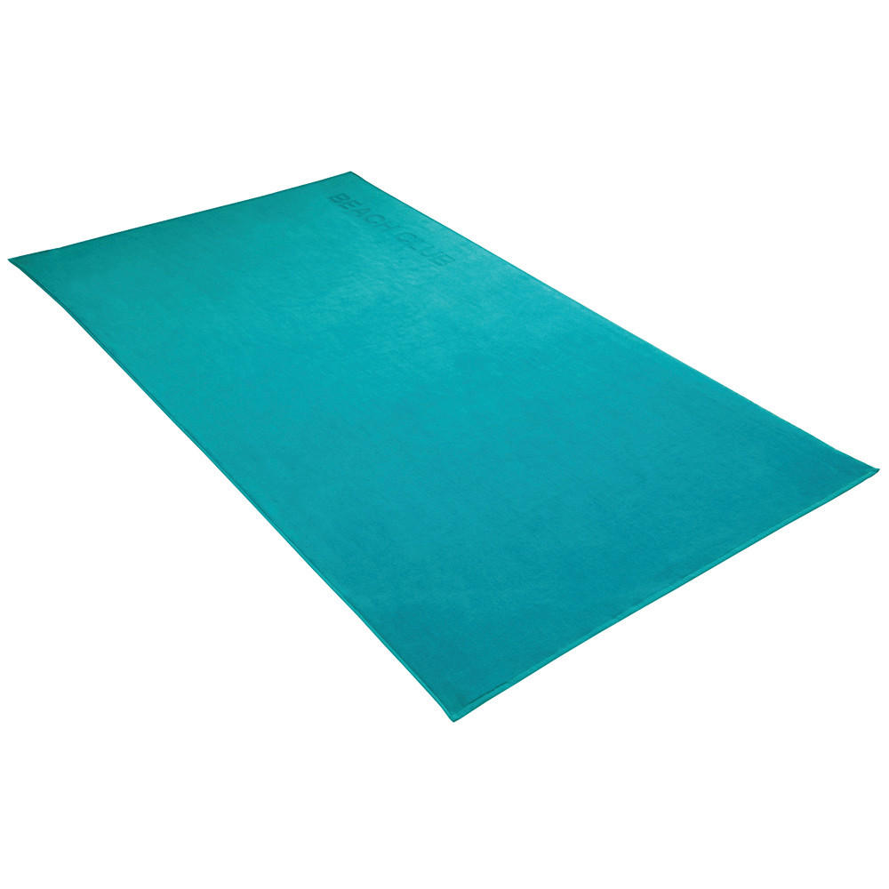 STRANDTUCH Beach Club Grün 100/180 cm  - Grün, Basics, Textil (100/180cm) - Vossen