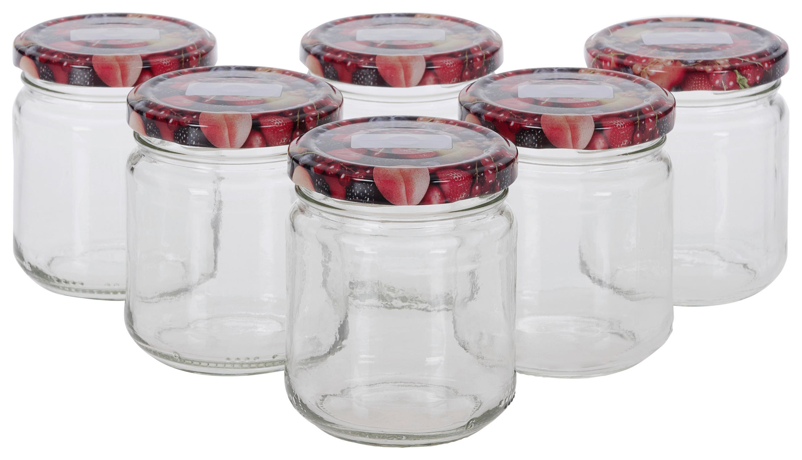 EINMACHGLAS-SET - Basics, Glas/Metall (20/13/8cm)