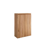 HIGHBOARD 80/121/39 cm  in Eichefarben  - Eichefarben, KONVENTIONELL, Holz (80/121/39cm) - Linea Natura