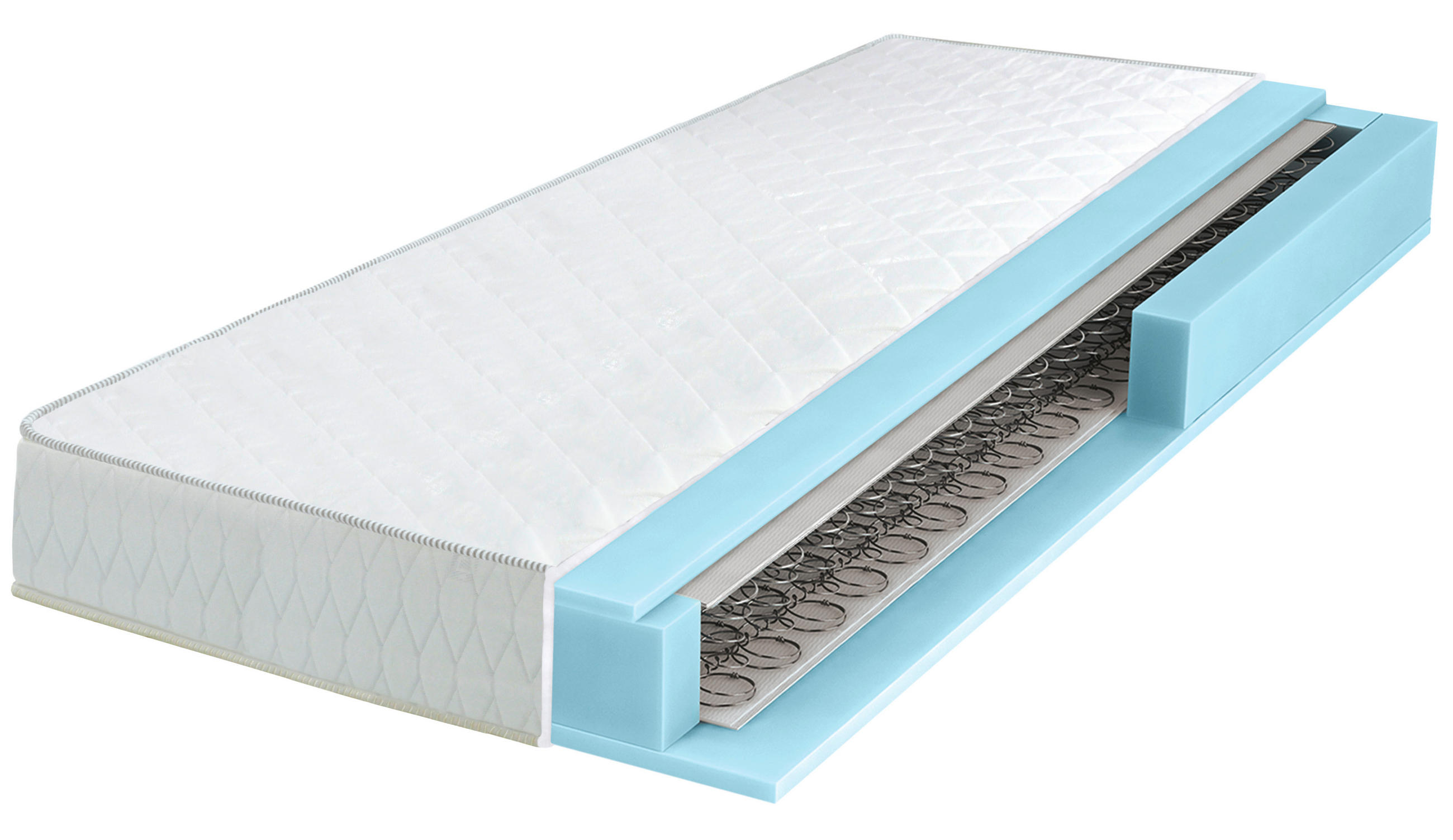 DUŠEK 140/200 cm - bela, Dizajnerski, tekstil (140/200cm) - Lesnina-XXXL