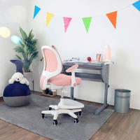 DĚTSKÁ ŽIDLE růžová, bílá  - bílá/růžová, Moderní, textil/plast (56/89/52cm) - MID.YOU