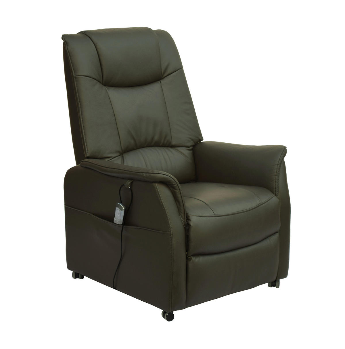 TV-FOTEL - barna/fekete, Konventionell, műanyag/textil (77/109-85/87-158cm) - Cantus