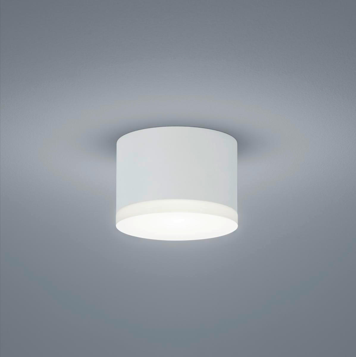 LED-DECKENLEUCHTE Pala 10/7 cm - Weiß, Design, Kunststoff/Metall (10/7cm) - Helestra