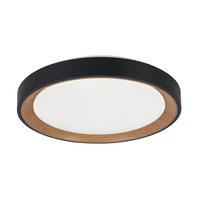 LED PLAFONJERA  - boja hrasta/bela, Trendi, metal/plastika (40/7cm) - Novel