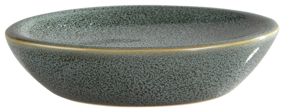 SEIFENSCHALE Keramik  - Goldfarben/Grün, Trend, Keramik (10cm) - Aquanova