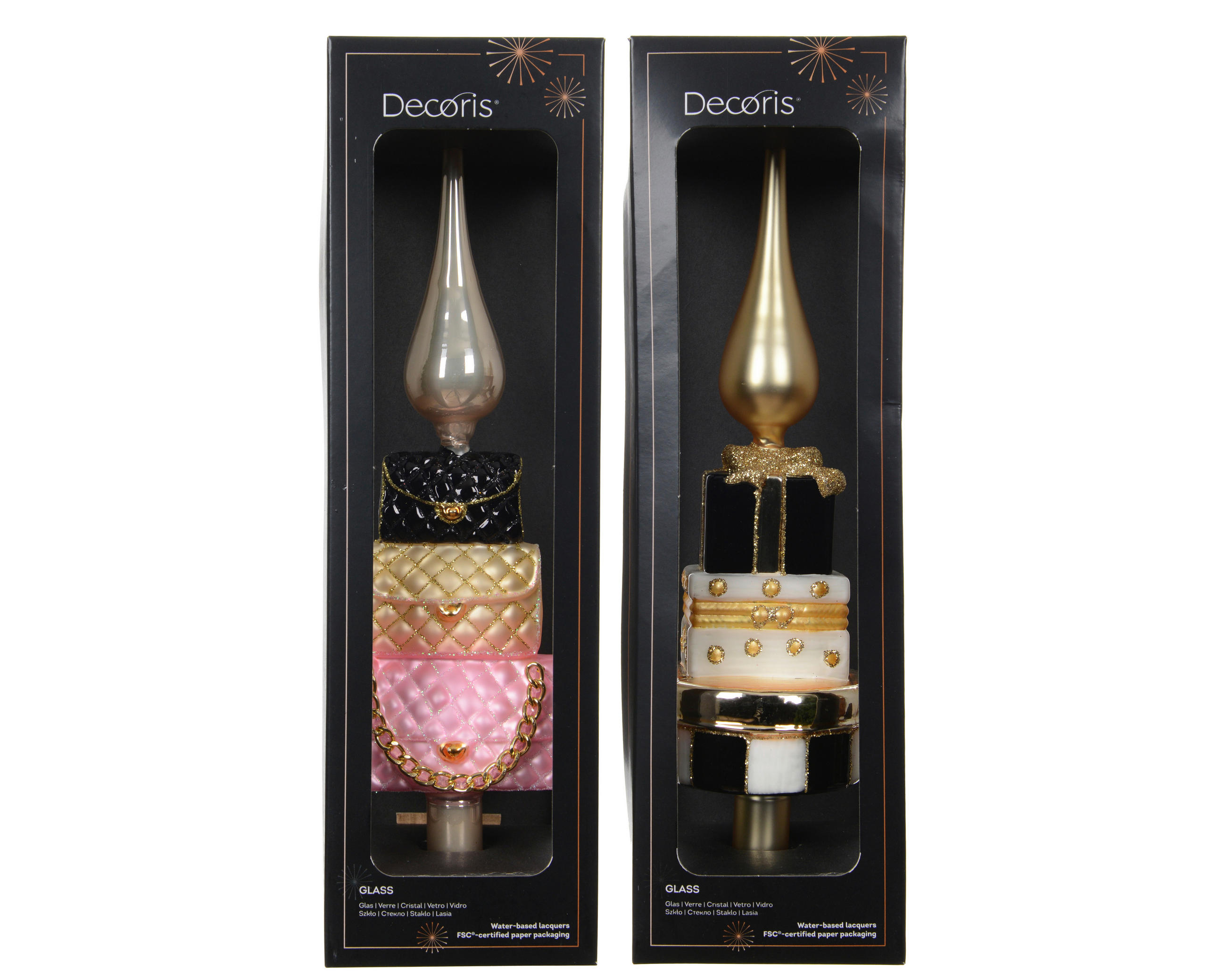 CHRISTBAUMSPITZE  - Multicolor, Basics, Glas (8/8/31cm)