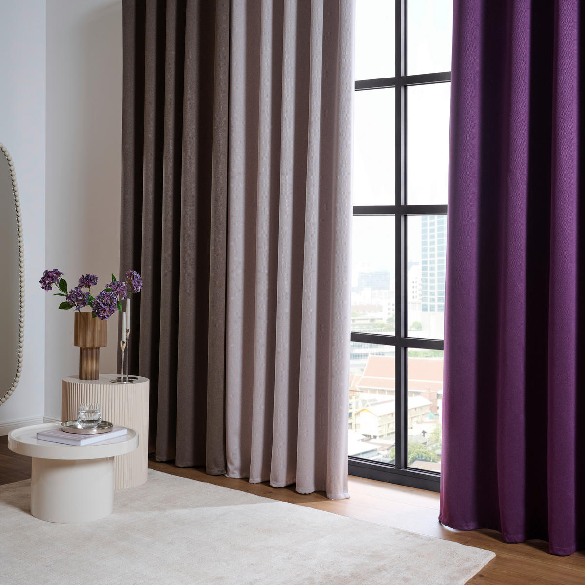 GOTOVA ZAVJESA antracit  135/245 cm  - antracit, Basics, tekstil (135/245cm) - Esposa