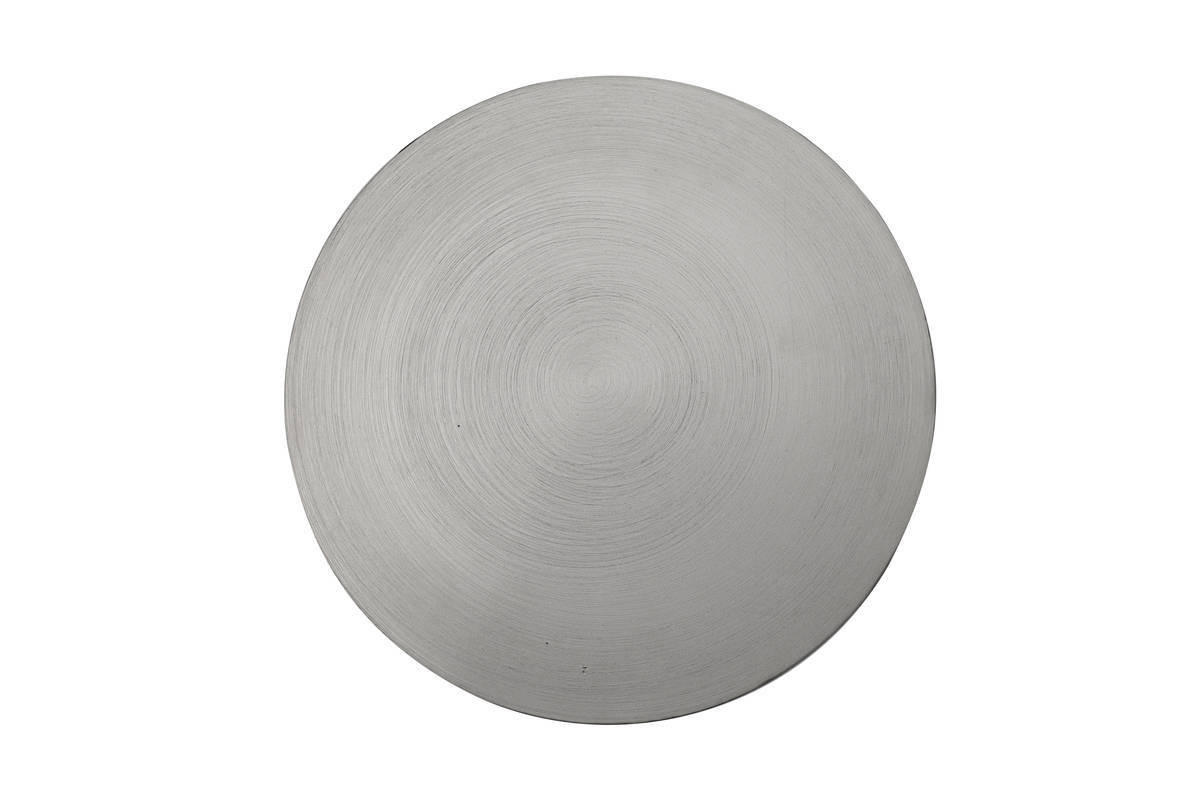 KERZENHALTER - Pflaume/Silberfarben, Trend, Metall (20/70/20cm) - Kayoom