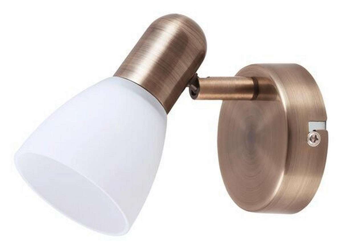 BODOVÉ SVÍTIDLO, 40 W/E14, 14.5/8/15.5 cm  - Basics, kov/sklo (14.5/8/15.5cm)