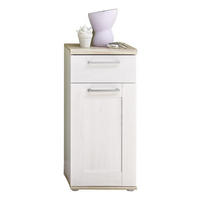 DULAP LATERAL 38/82/32 cm  - argintiu/stejar San Remo, Romantik / Landhaus, plastic/material pe bază de lemn (38/82/32cm) - Landscape