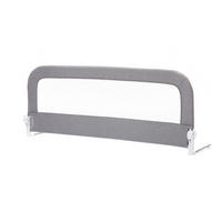 BETTSCHUTZGITTER 150/60 cm  - Grau, Basics, Textil/Metall (150/60cm) - My Baby Lou
