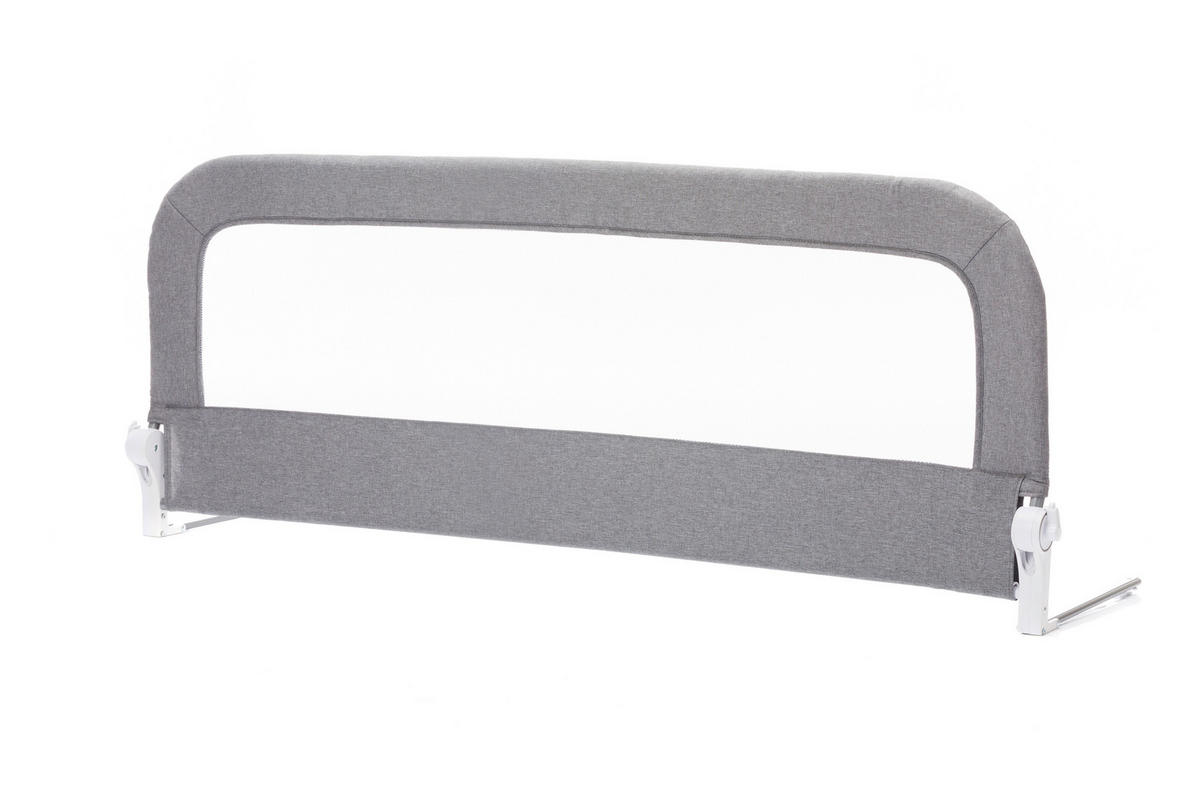 BETTSCHUTZGITTER 150/60 cm  - Grau, Basics, Textil/Metall (150/60cm) - My Baby Lou