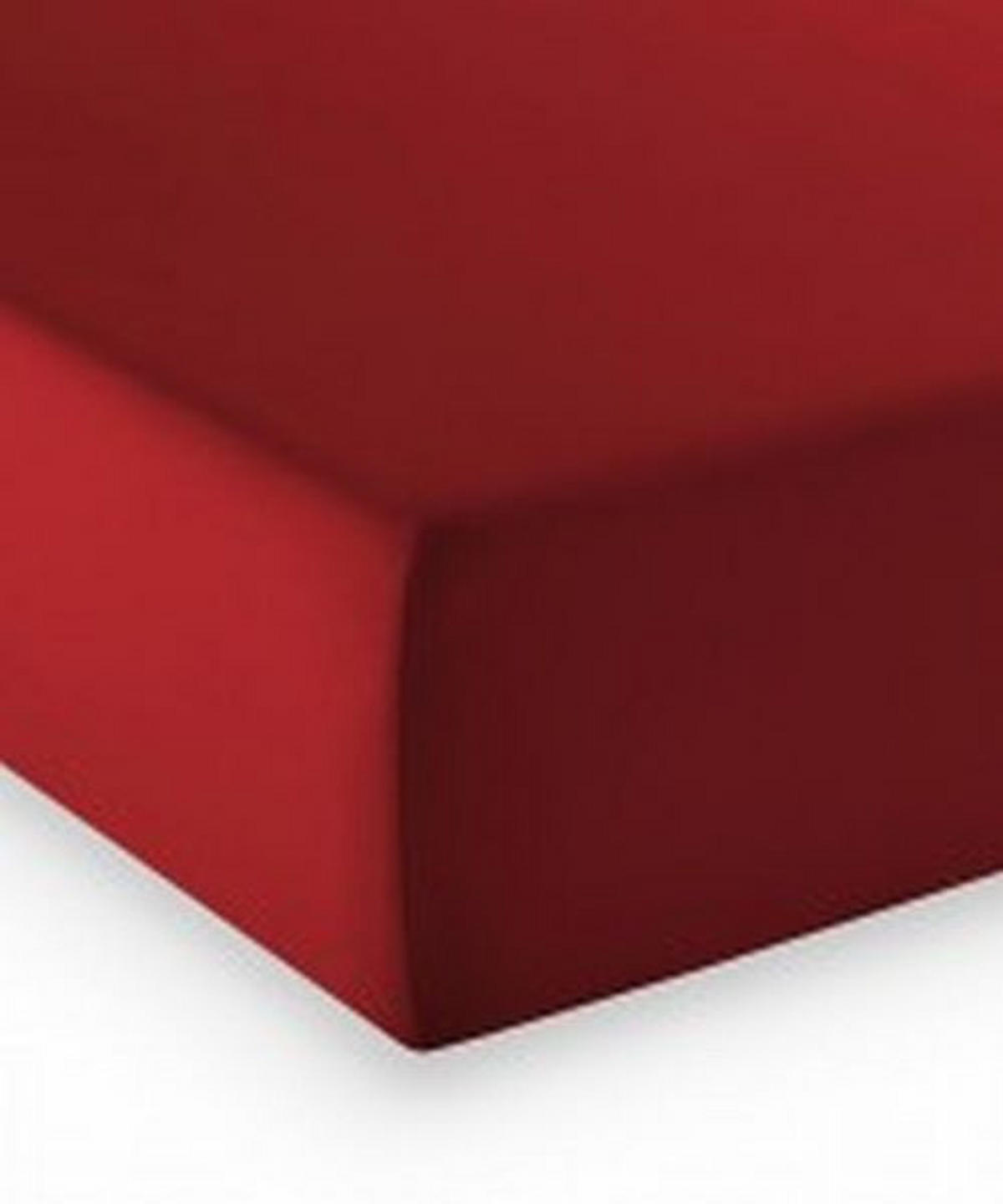 NAPENJALNA RJUHA ELASTO COMFORT 100/200 cm  - rdeča, Basics, tekstil (100/200cm) - Fleuresse