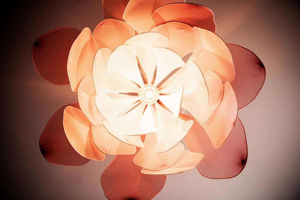 HÄNGELEUCHTE 80/59 cm  - Rosa, Design, Textil (80/59cm) - By Rydéns