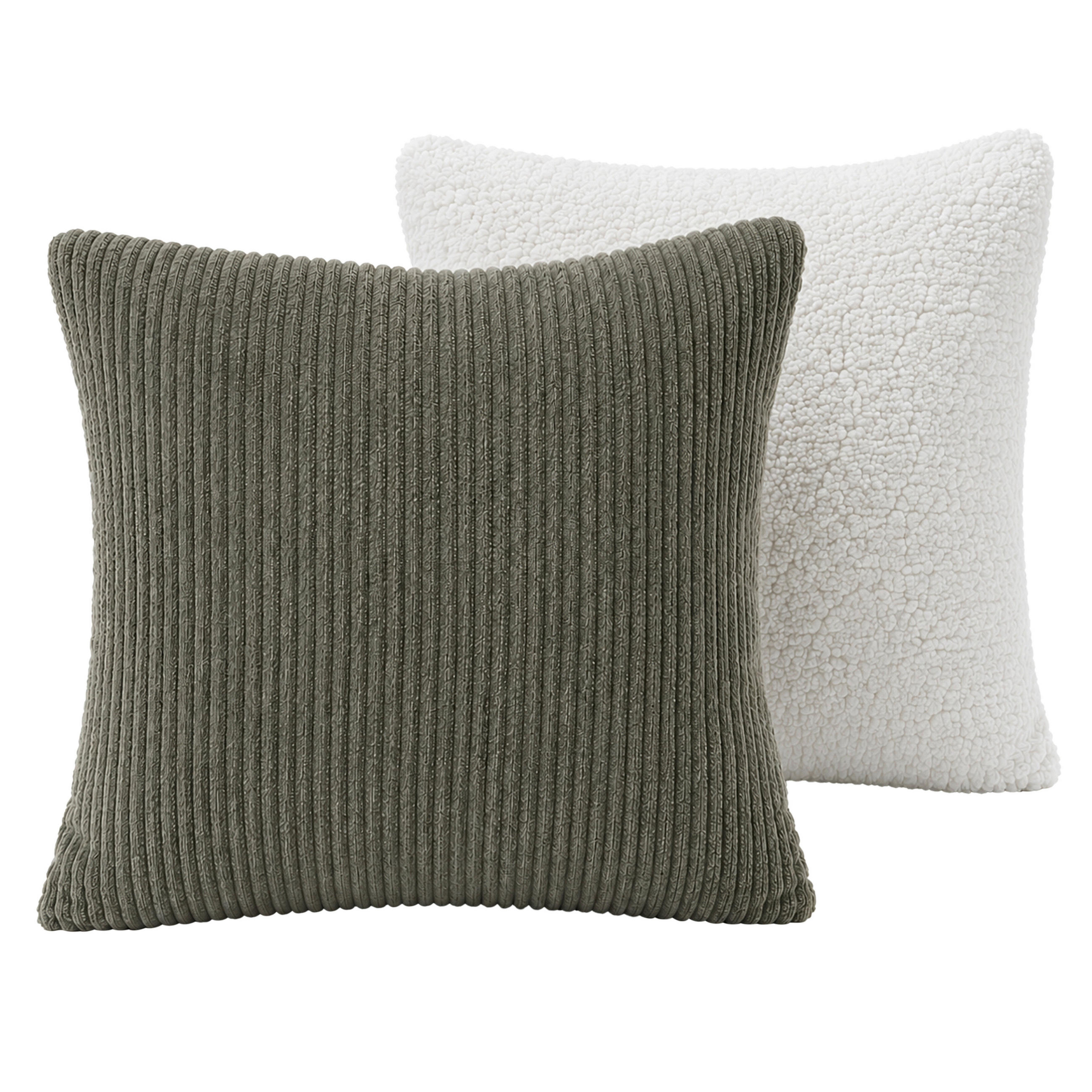 ZIERKISSEN  45/45 cm   - Grün, Basics, Textil (45/45cm) - Esposa