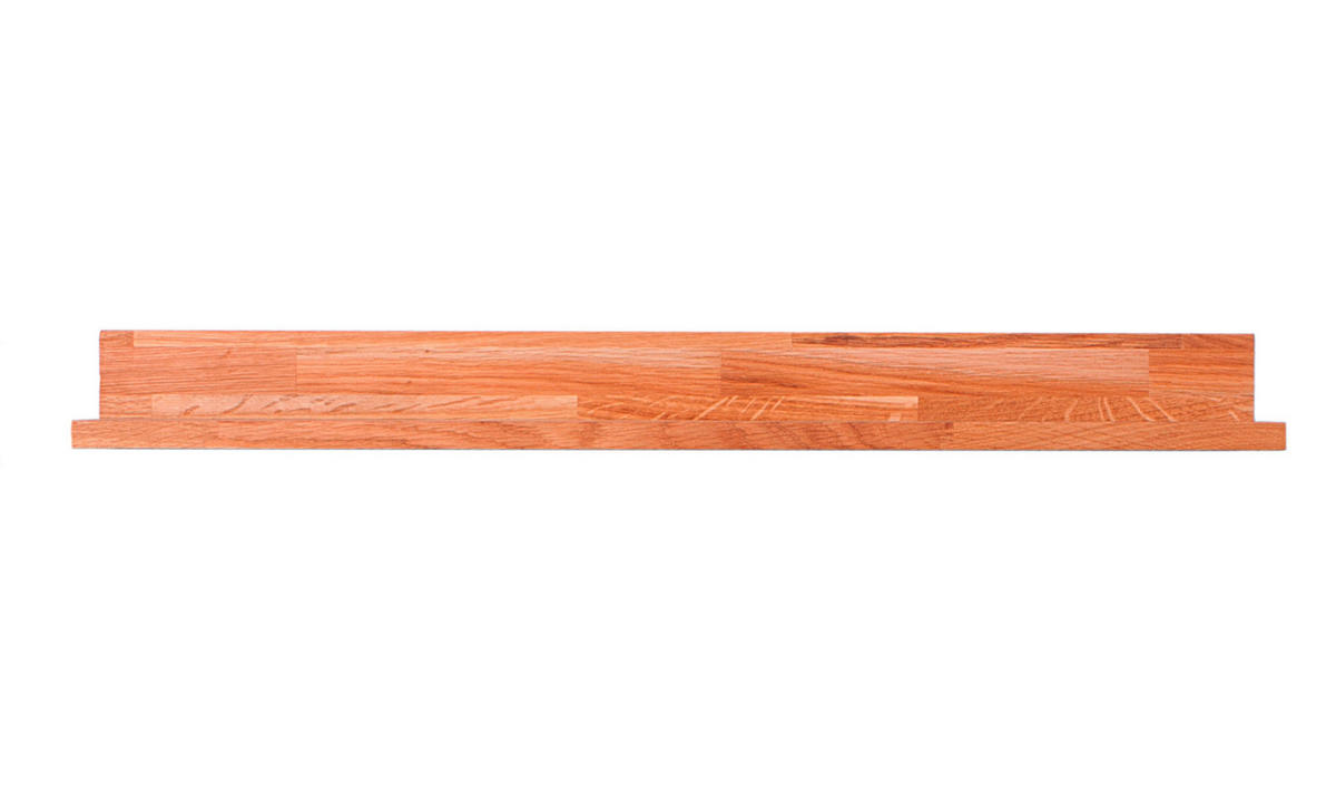 WANDBOARD Eiche Hartholz Eichefarben  - Eichefarben, Basics, Holz (80/8/20cm)