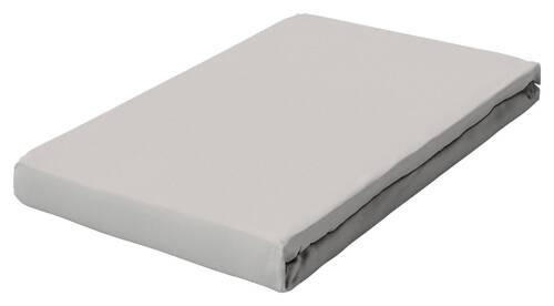 BOXSPRING-SPANNLEINTUCH PURE Jersey  - Hellgrau, Basics, Textil (120-130/200-220cm) - Schlafgut
