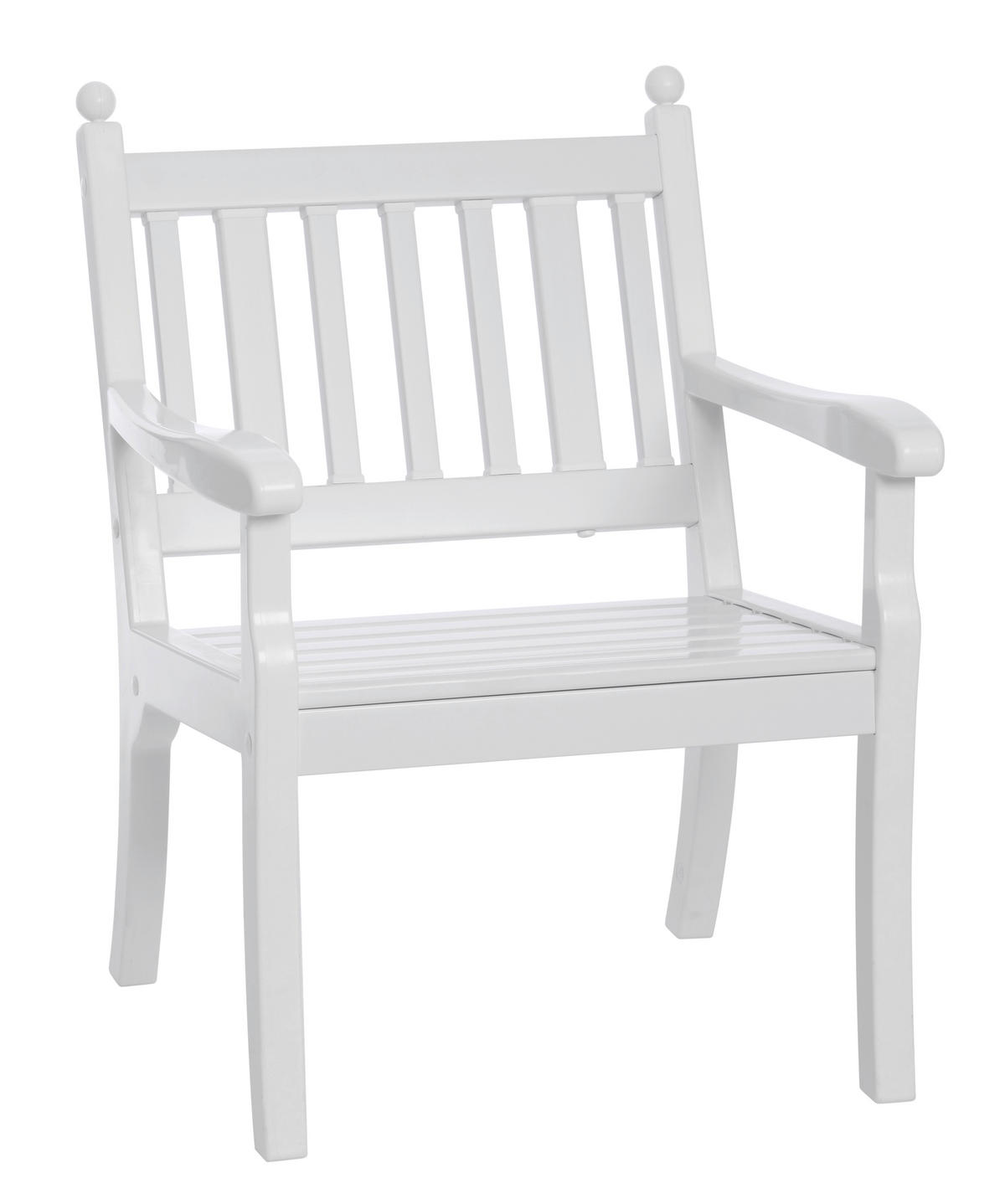 GARTENSTUHL Weiß  - Weiß, Basics, Kunststoff (68/88/69cm) - Modante