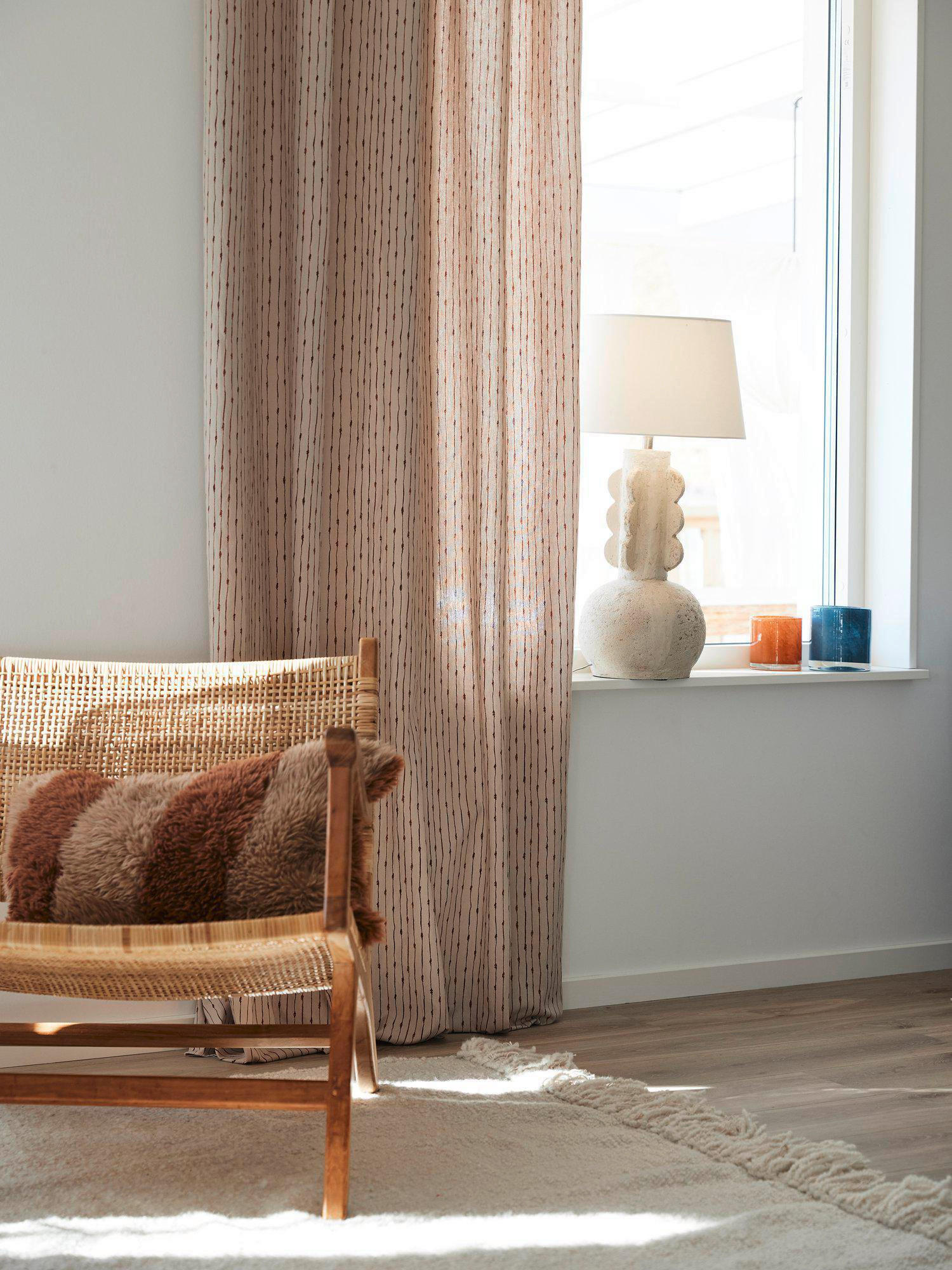 FERTIGVORHANG    140/280 cm 2 Stück  - Braun, Design, Textil (140/280cm) - Svanefors