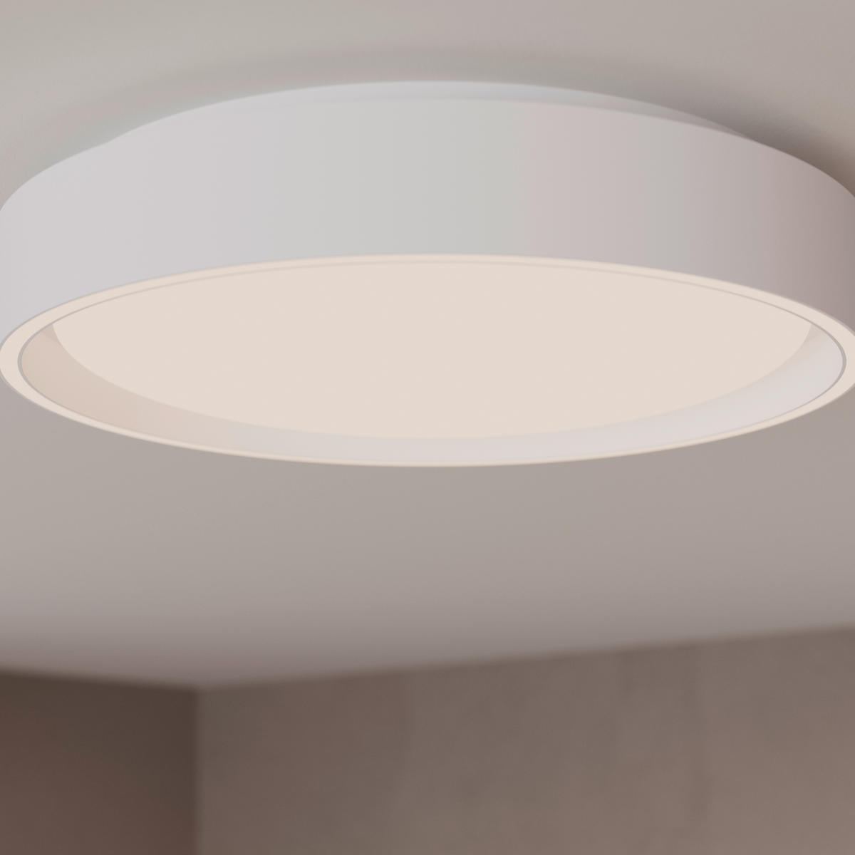 LED-DECKENLEUCHTE Zadar 40/7,5 cm  - Weiß, Design, Kunststoff/Metall (40/7,5cm) - Novel
