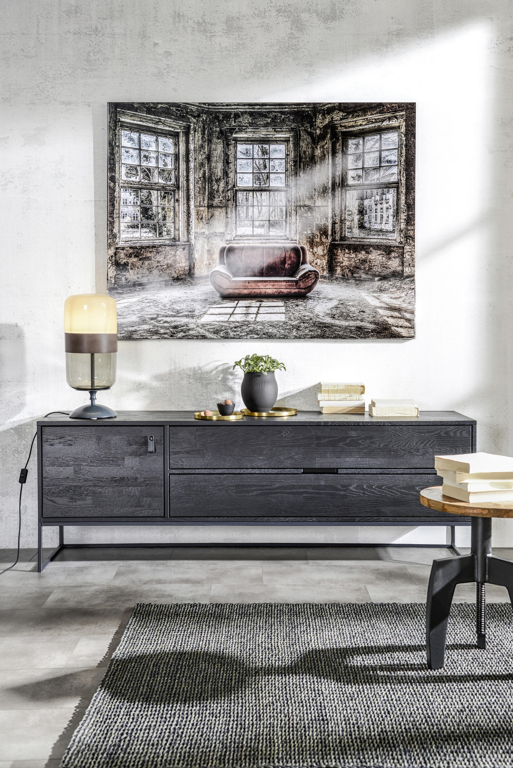 LEINWANDBILD Architektur  - Multicolor, Trend, Holz/Papier (135/100/3cm) - Euroart