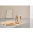 STAPELHOCKER Lederlook Beige  - Beige, Basics, Kunststoff/Textil (30/47/30cm) - Carryhome