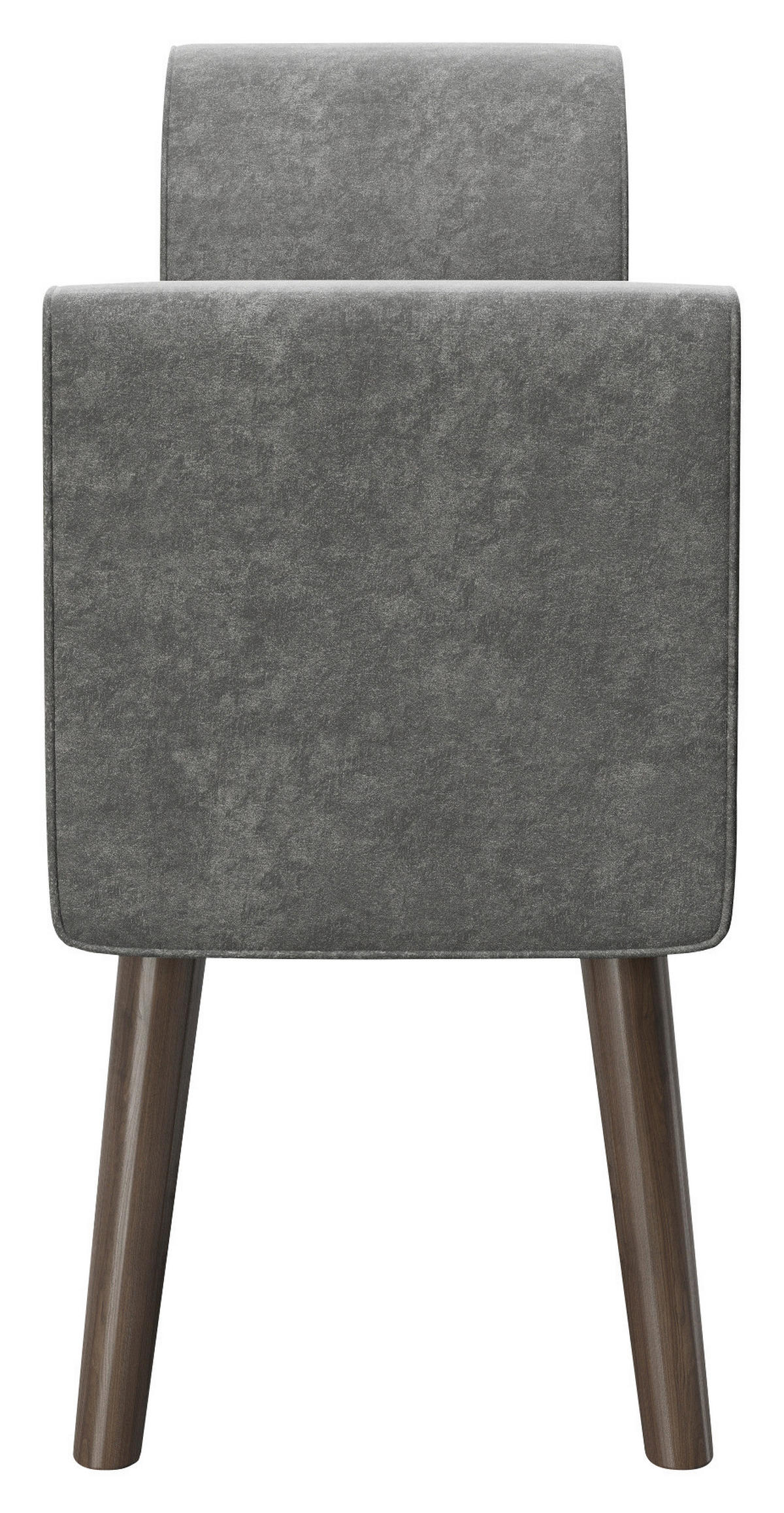 KLOP BREZ NASLONA, tekstil antracit  - barva oreha/antracit, Moderno, tekstil/les (92,7/54,5/30cm) - Playboy