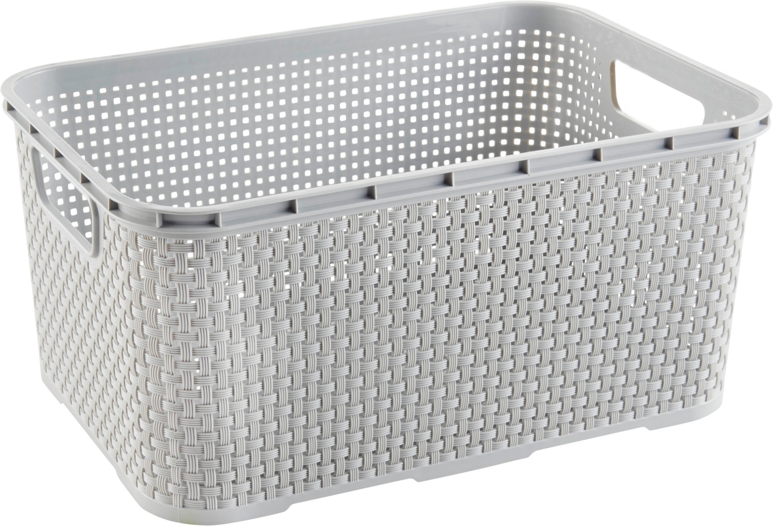 KOŠÍK NA DROBNOSTI, plast - šedá, Basics, plast (32/22/15cm) - My Baby Lou