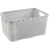 AUFBEWAHRUNGSKÖRBCHEN    32/22/15 cm  - Grau, Basics, Kunststoff (32/22/15cm) - My Baby Lou