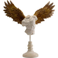 SKULPTUR - Beige, Design, Kunststoff (45/45/12cm) - Kare-Design