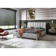 POLSTERBETT 160/200 cm  in Beige, Ecru  - Ecru/Eichefarben, KONVENTIONELL, Holz/Textil (160/200cm) - Hom`in