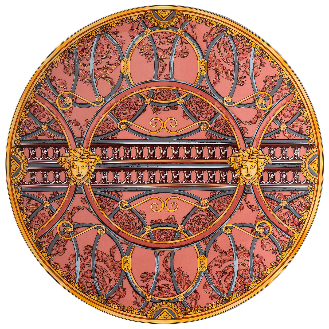 TANJUR 33 cm LA SCALA DEL PALAZZO ROSA - višebojno, Basics, keramika (33cm) - Versace