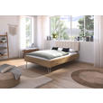 BETT 140/200 cm  in Eiche Artisan  - Champagner/Eiche Artisan, Design, Holzwerkstoff/Textil (140/200cm) - Carryhome